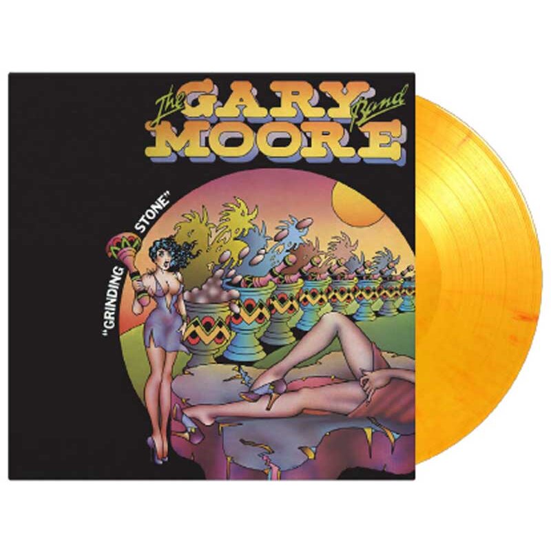 THE GARY MOORE BAND - GRINDING STONE 50TH ANNIVERSARY EDITION (Numbered) COLOURED VINYL.